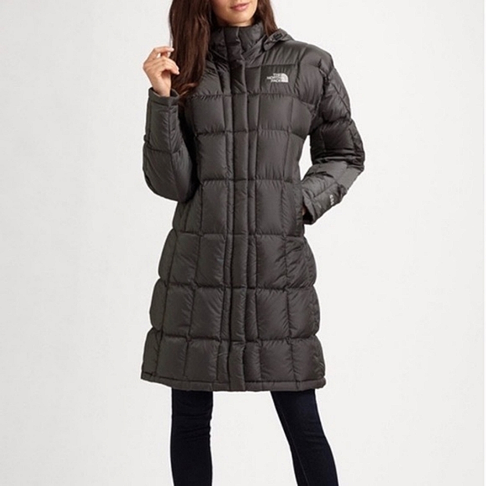The North Face Metroplolis Parka 600 Fill Down Coat, Dark Grey Size small